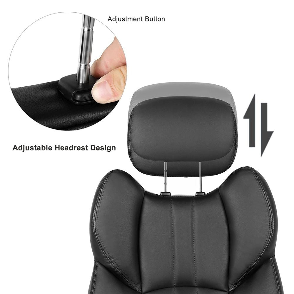 Office Chair - Height Adjustable with Tilt Function - Ergonomic Swivel Design