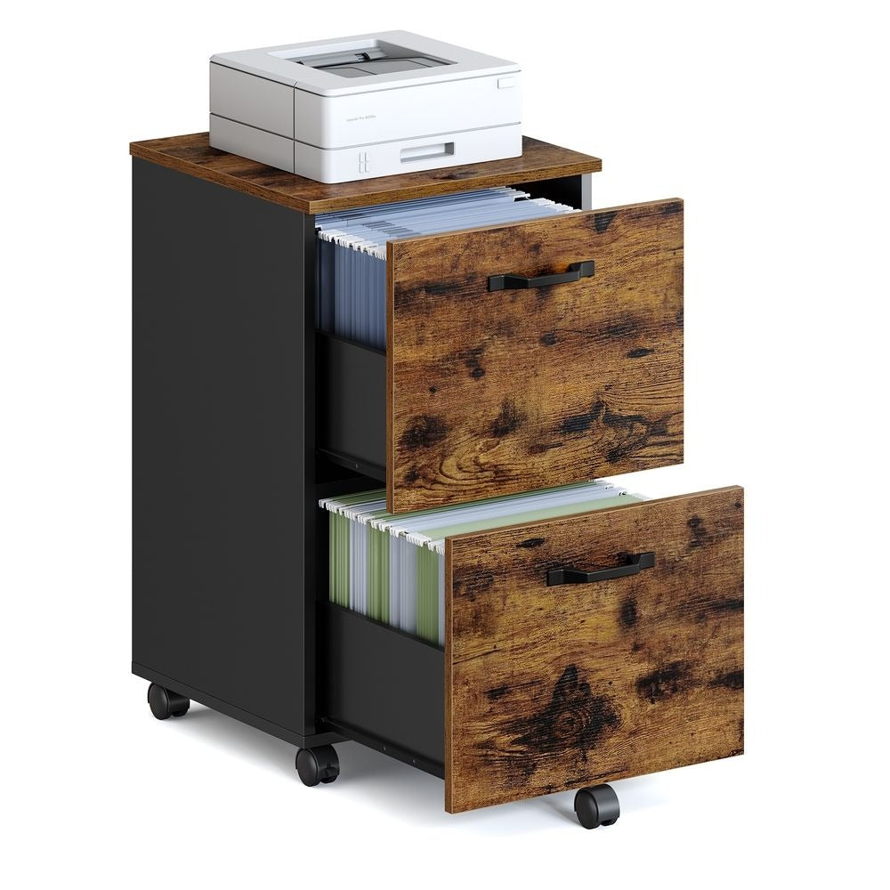 Filing Cabinet - Mobile Storage Design - 2-Drawers