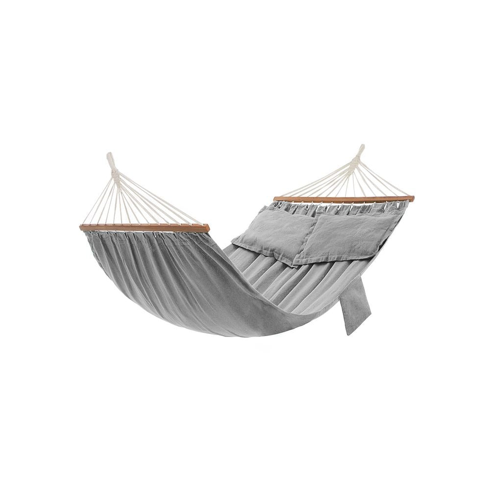 Double Hammock - Includes 2 Pillows - Spacious Outdoor Lounger