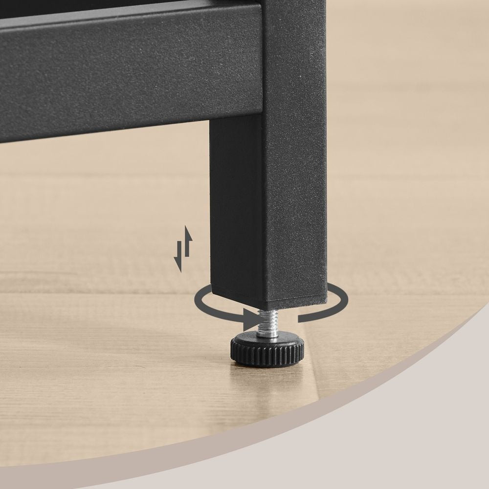 L-Shaped Office Desk - Space-Saving Corner Design - Home Workstation Setup