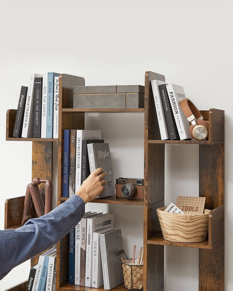 Bookshelf - 13-Shelf Storage Design - Multi-Shelf Configuration