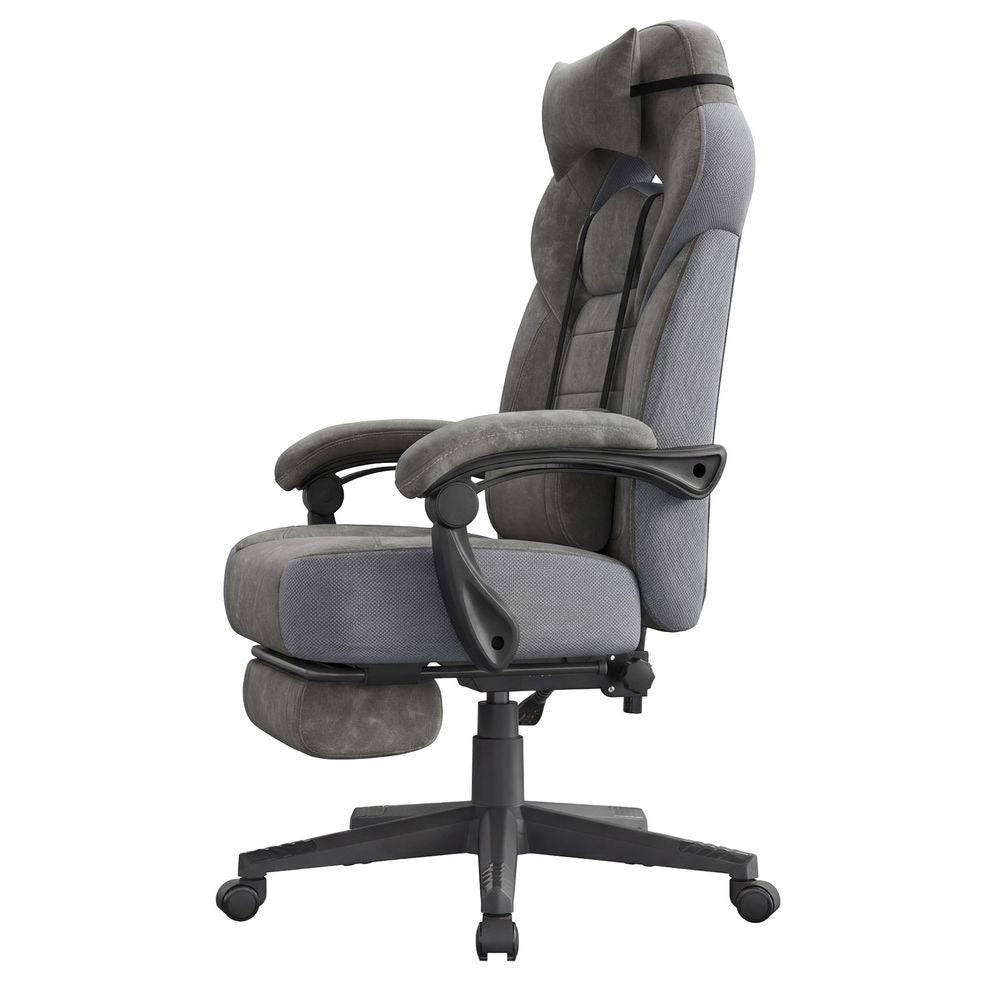 Office Chair - Ergonomic with Footrest - Reclining Comfort Design