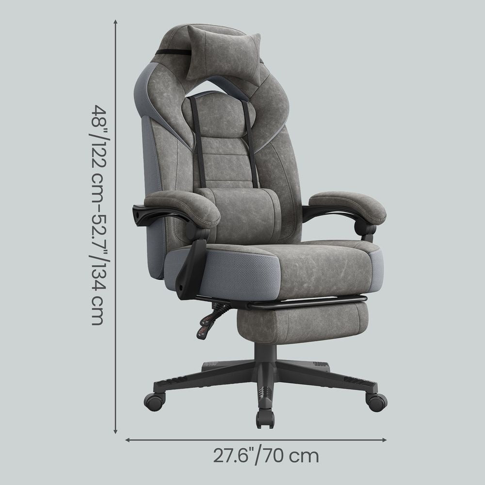 Office Chair - Ergonomic with Footrest - Reclining Comfort Design